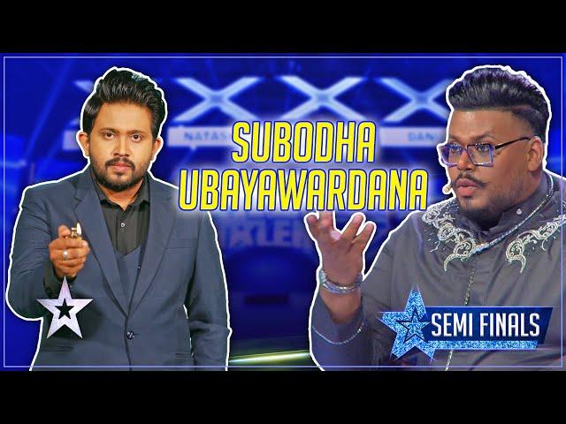 නටාෂාත් ගොළු කරපු   හිතුවක්කාර මැජික් එක | Subodha Ubayawardana | Sri Lanka's Got Talent | Sirasa TV