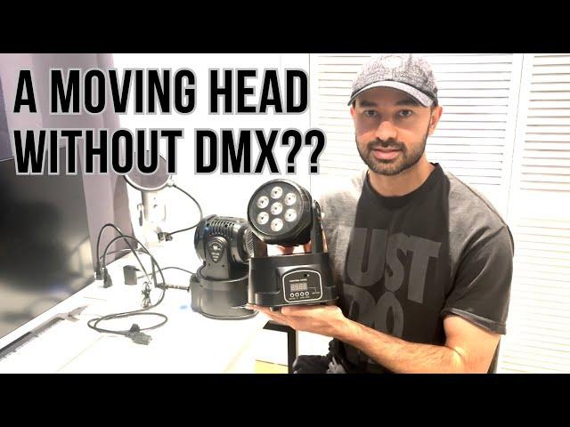 Review: The UKing Mini Wash Moving Head Lights! Moving Heads WITHOUT DMX??