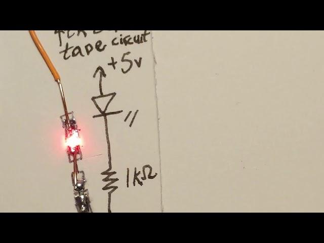 4th copper tape circuit