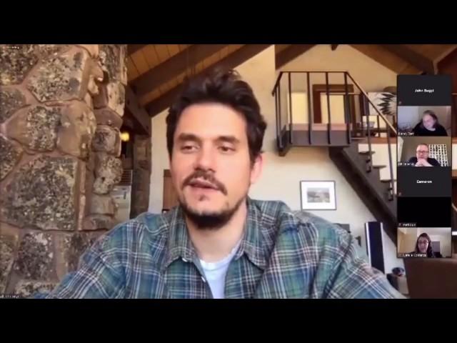 John Mayer on Zoom with SUNY Oneonta Students