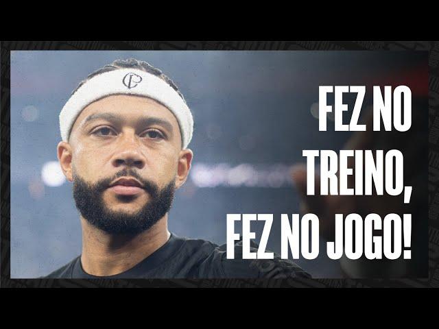 FEZ NO TREINO, FEZ NO JOGO: O que você não viu do GOLAÇO de falta do Memphis!