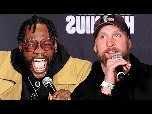 DEONTAY WILDER VS ROBERT HELENIUS FULL FINAL PRESS CONFERENCE & FACE OFF VIDEO