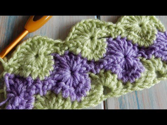 How to Crochet Catherine Wheel / StarBurst Stitch