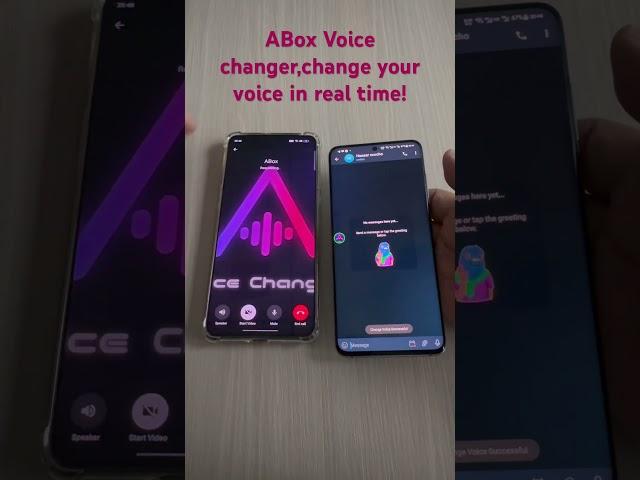 A voice changer that can change your voice in real time! from ABox！