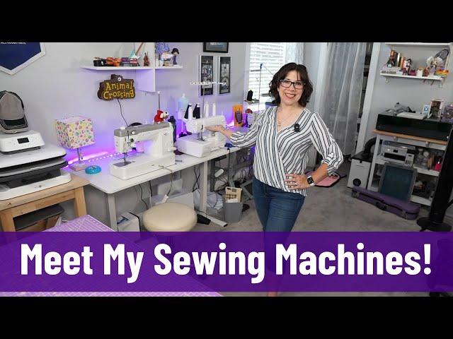 Meet My Sewing Machines! Juki, Baby Lock, Janome, Bernette, and Ricoma, OH MY!