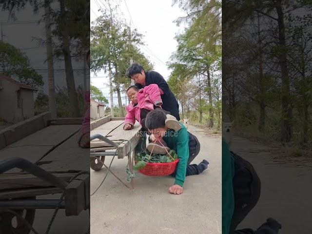 The Crazy Father And His Two Disabled Children Are So Pitiful