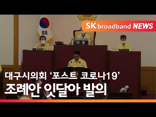 [대구]대구시의회 ‘포스트 코로나19’ 조례안 잇달아 발의/SK브로드밴드 뉴스