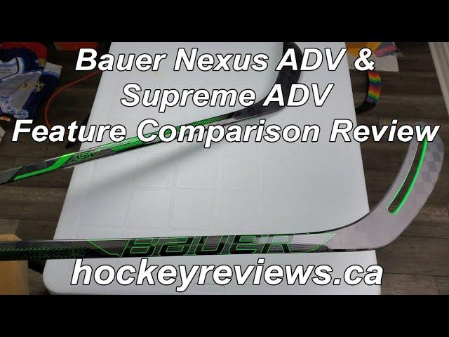 A stick with a giant hole.. Bauer Nexus ADV Hockey Stick Feature Review and Supreme ADV Comparison