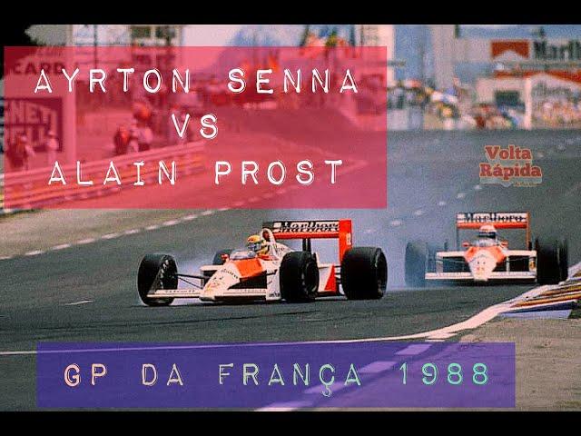 F1 Battles - Ayrton Senna vs Alain Prost - 1988 GP da França