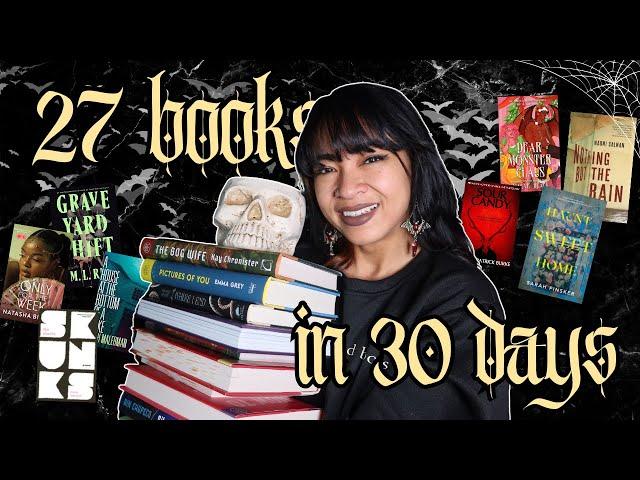 27 books in 30 days | reread, rewrite, burn | november wrap up 2024