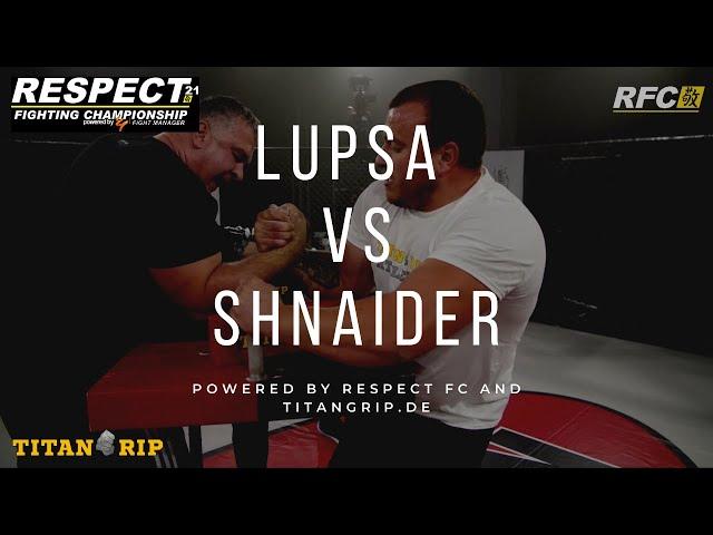 Lupsa VS Shnaider | +105 kg right | RESPECT FC Supermatch (23.10.) | German Armwrestling meets MMA