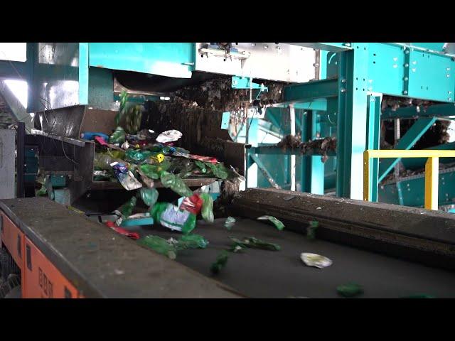 BAS® Eddy Current Non-Ferrous Metal Separators in PET Recyling Plant