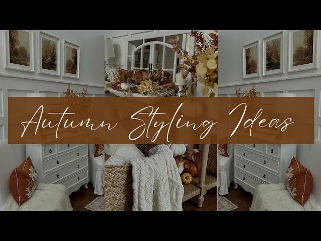 NEWFALL DECORATING 2024 | ENTRYWAY STYLING IDEAS | COZY AUTUMN DECOR