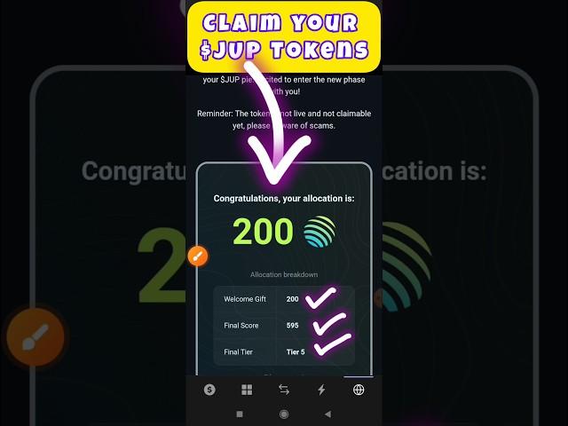 How to get Jupiter Airdrop | Check Your Eligibility & Claim Now  #jupiter
