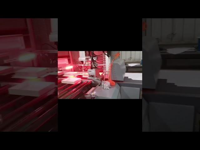 Automatic YAMAHA Robot Camera Positioning System Rigid box Making Machine #boxmachinery #machine
