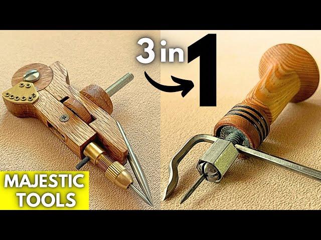 Watch The Magic: My 3 Smartest Compass Tools – A Must-See Collection! #woodworking #diy #compass