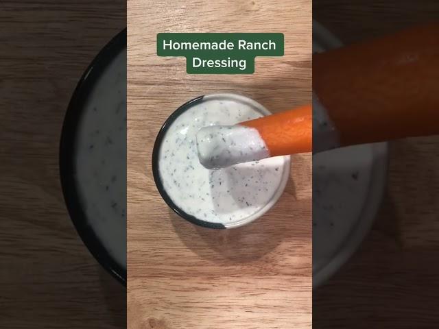 homemade ranch dressing