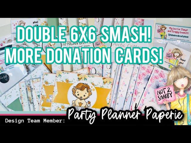 #N2SJanuary24 Double 6x6 Paper Pad Smash - Using N2S January Release Crafty Items! Donation Cards!