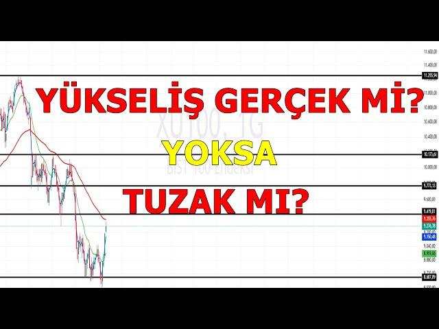 BU YÜSELİŞ GERÇEK Mİ YOKSA TEPKİ VE BELKİ DE TUZAK MI?