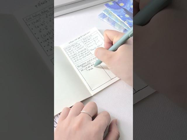 Bí kíp ôn luyện môn Toán chuẩn bị cho kì thi tốt nghiệp #studywithme #studytips #gudenstationery