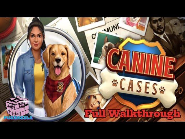 CANINE CASES AE Mysteries Full Game Walkthrough. #puzzazzle #aemysteries