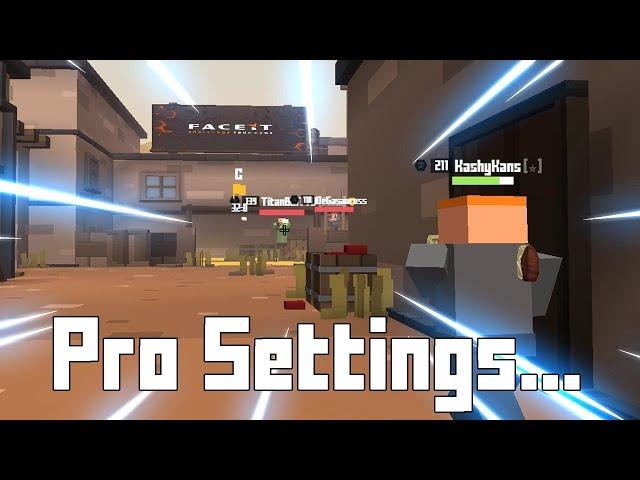 Using PRO SETTINGS in Krunker.io Ranked!
