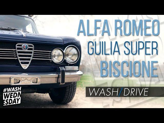 1970 Alfa Romeo Guilia Super Biscione 1600 Wash + Drive | WASHWEDNESDAY