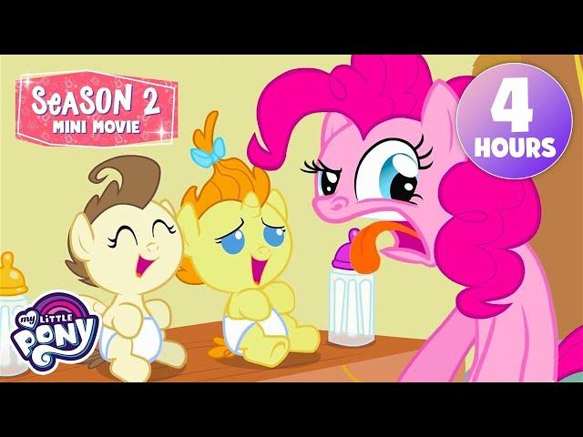 SEASON 2 MINI MOVIE  EP12 - 23 | 4 HOURS | My Little Pony Friendship is Magic | Mega Compilation 