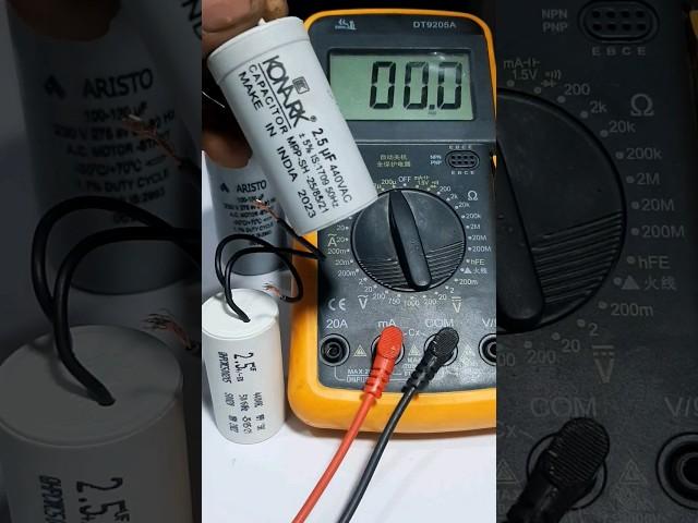 How to check capacitor with multimeter? | capacitor kaise check Karen