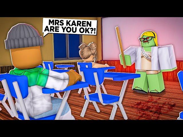 ROBLOX FIELD TRIP Z...TEACHER KAREN ENDING!