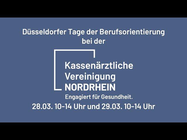 Die KV Nordrhein bei den Düsseldorfer Tagen der Berufsorientierung