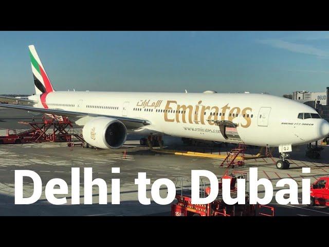 Emirates Boeing 777-300ER (Economy) New Delhi DEL to Dubai DXB flight by AK Travelling