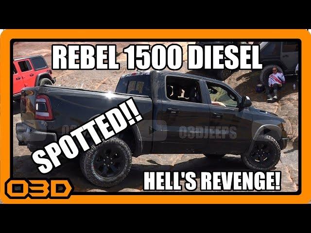 Dodge Rebel RAM 1500 Diesel Testing at Hells Revenge in Moab Utah - Off Road Spy Video