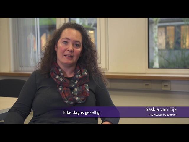 Werken bij Severinus... activiteitenbegeleider Saskia