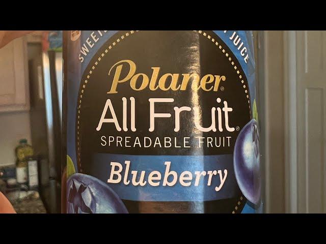 Polaner All Fruit Blueberry Jam (Preserves) Review/Taste Test