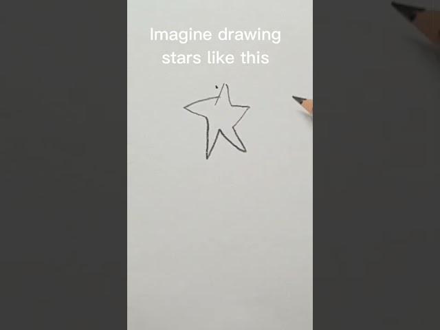 How to draw a star fast