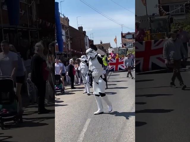 Darth Vader and his troopers out on parade. #darthvader #starwars #ukgarrison #501stlegion
