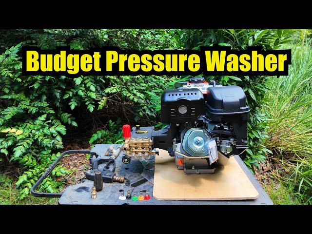 Budget pressure washer setup