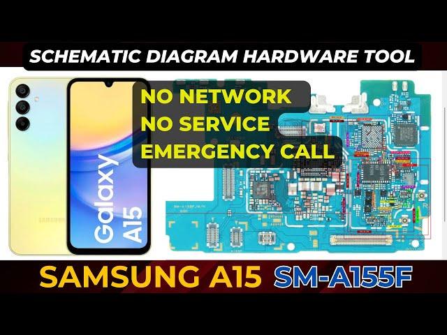 Samsung A15 SM-A155 No Network & No Service problem solution | Schematic Diagram | DMR SOLUTION