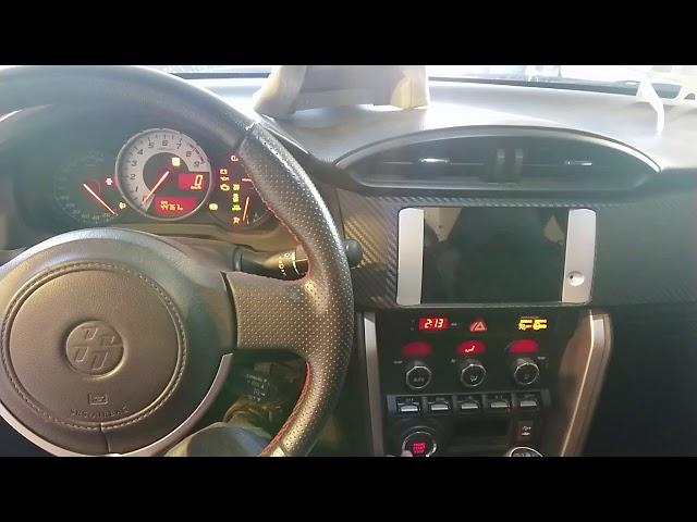 Toyota 86 LS3 V8 swap, 2nd startup / interior view