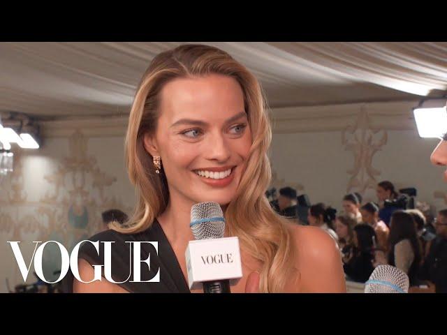 Margot Robbie on Barbie and Wearing the Same Dress as Cindy Crawford | Met Gala 2023 | Vogue