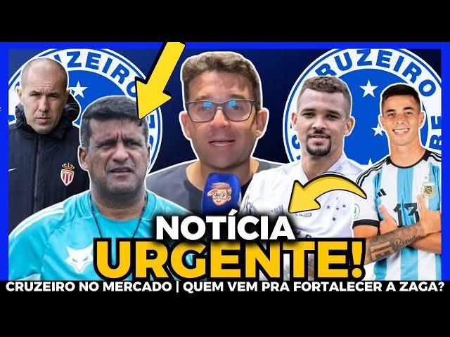 BOMBA!!! ZAGUEIRO NA MIRA | CRUZEIRO VAI AO MERCADO | LEONARDO JARDIM VAI QUERER REFORÇO NA RAPOSA