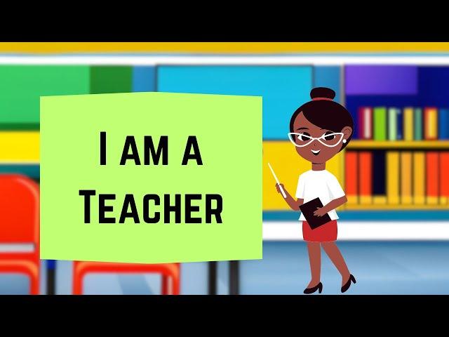 I am a Teacher - English fancy dress topic - speech about teacher - Preschool