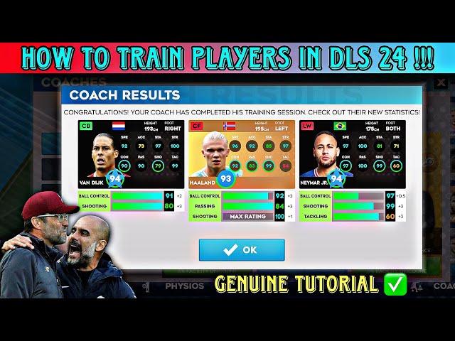 HOW TO MAX PLAYERS IN DLS 24  DLS 24 PLAYERS MAXING  GENUINE TUTORIAL 