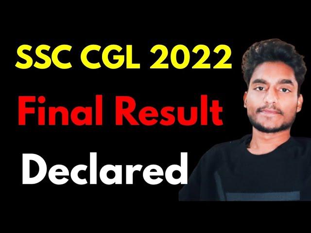 SSC CGL 2022 Final Result Out | Congratulations 