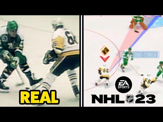 Mario Lemieux's Famous Goal Recreated in NHL 23