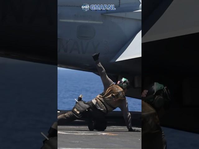 Carrier Flightdeck operations at the aircraft carrier USS Nimitz (CVN 68) #navy #aircraft #shorts