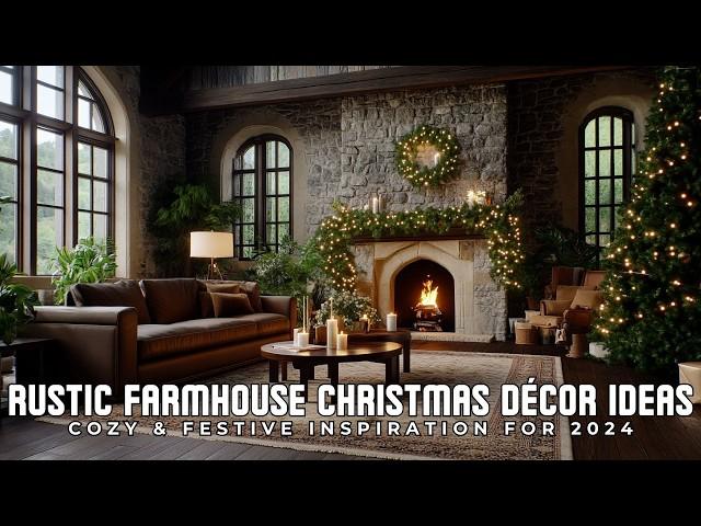 Rustic Farmhouse Christmas Décor Ideas  Cozy & Festive Inspiration for 2024