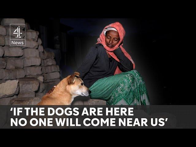 Meet the homeless women in Ethiopia using wild dogs for protection