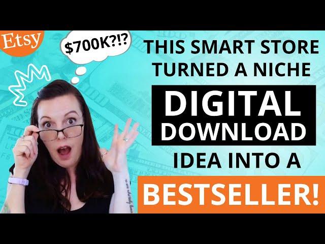 THIS Genius Etsy Store Makes $60,000 A MONTH!!  Etsy Digital Products, Etsy Business Ideas